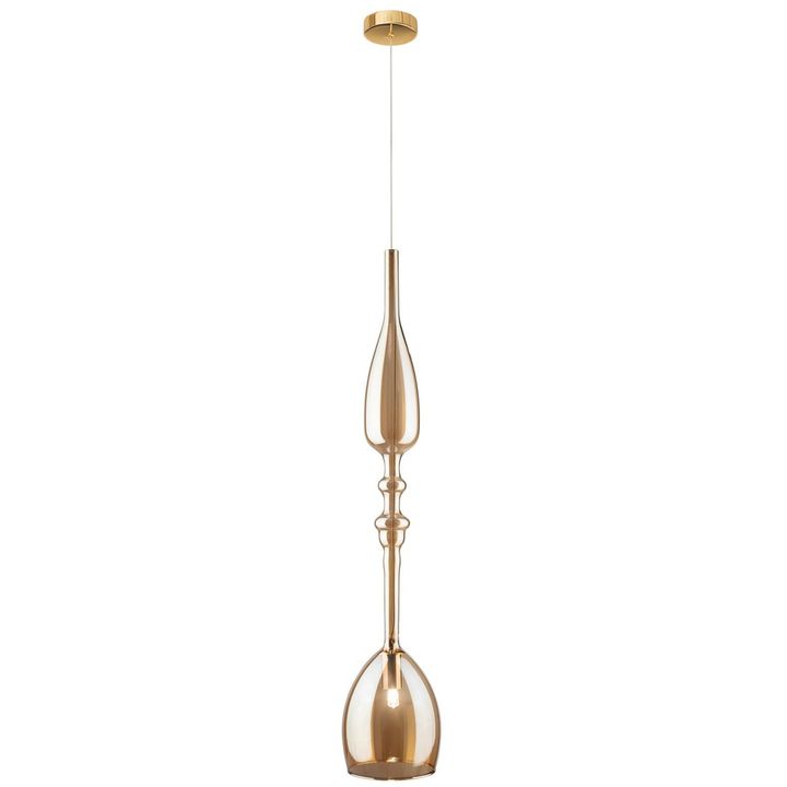 Подвесной светильник Crystal Lux Lux New SP1 C Amber