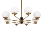 Люстра на штанге Freya MARBLE FR5230PL-08BS