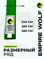 Зеленый пояс для единоборств 260