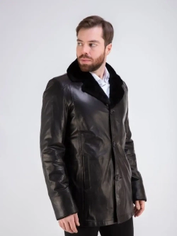 Дубленка мужская натуральная с мехом куртка зимняя Турция