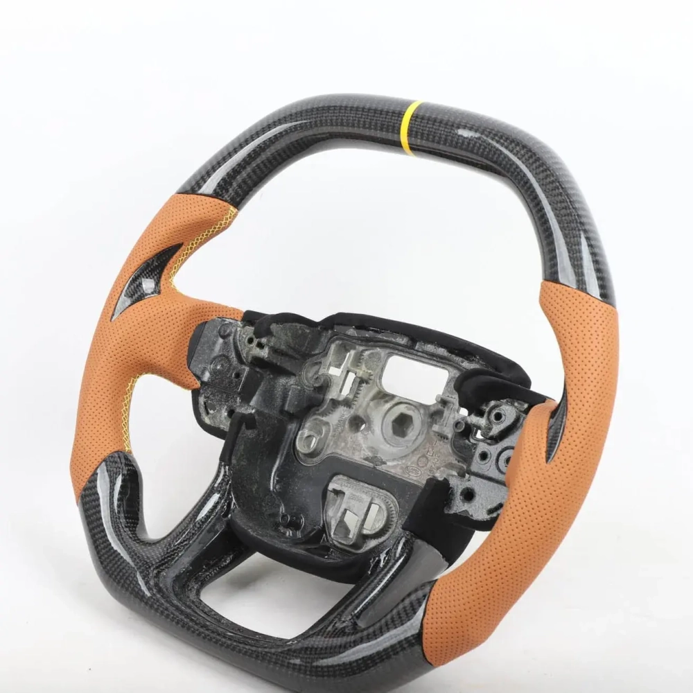 Руль из карбона на заказ для Land Rover Range Rover, Range Rover Sport, Range Rover Velar, Range Rover Evoque тюнинг Рейндж Ровер