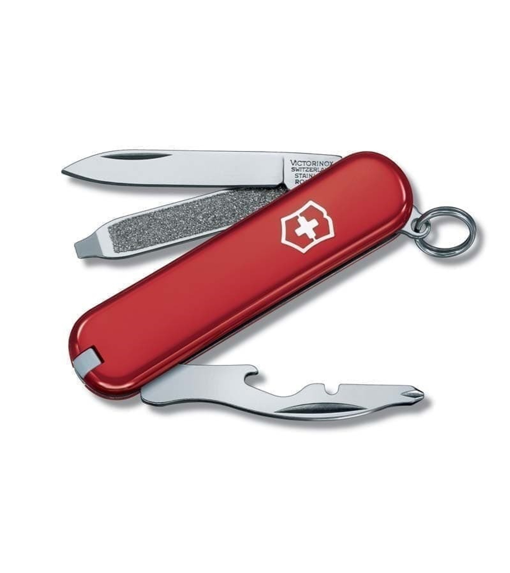 Нож-брелок VICTORINOX Rally, 58 мм, 9 функций, красный (0.6163)