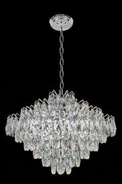 Подвесная люстра 16*Е14 LE6889/600 CH хром Adriana Leon