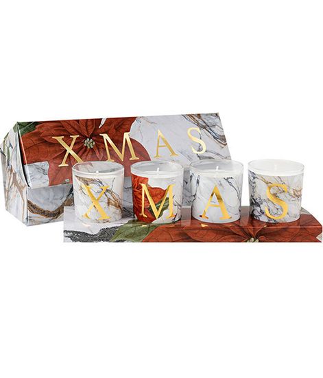 White Xmas Capsule, подарочный набор ароматических свечей, Pernici