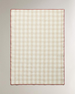 ZARA HOME КУХОННОЕ ПОЛОТЕНЦЕ В КЛЕТКУ (НАБОР ИЗ 2 ШТ.),