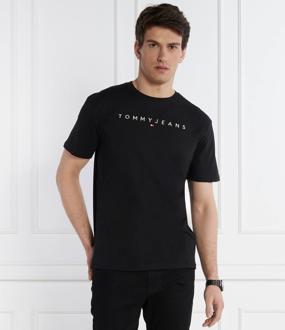 Футболка LINEAR LOGO TEE EXT Tommy Jeans - черный(DM0DM17993)