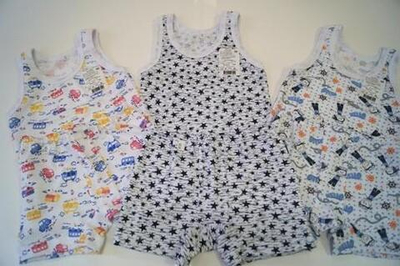 Комплект (майка+боксеры) М 700 р.26 в ассортименте (Алина), 1 шт.