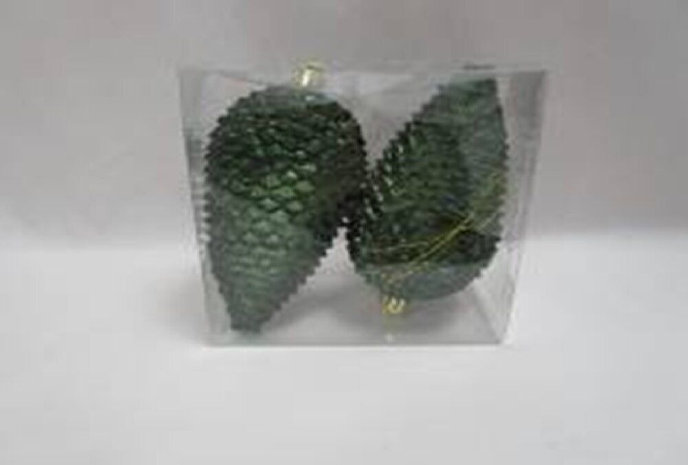 GAEM Набор из 2шт Украшение новогоднее "Шишка", L12 W12 H6,5 см