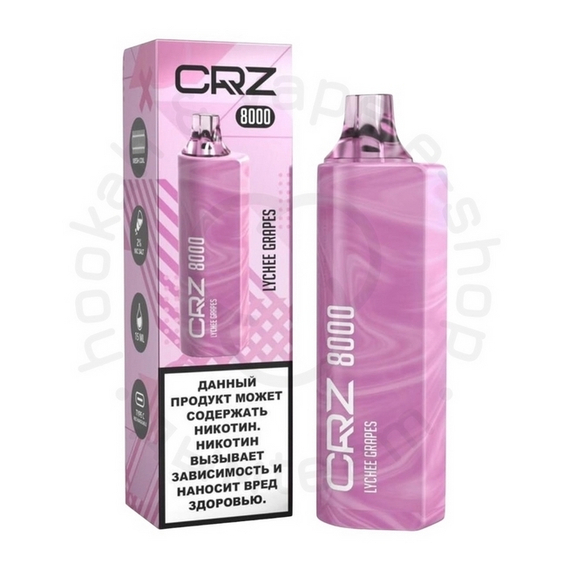 Одноразовая ЭС CRZ 8 000 &quot;Личи Виноград&quot; (Lychee grapes) (М)