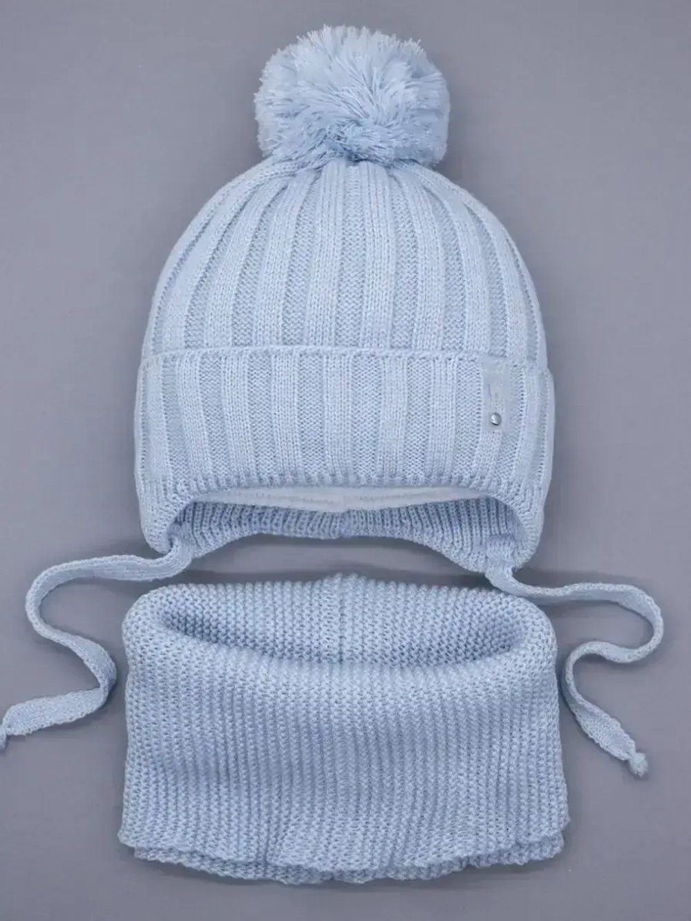 Шапка для девочек осенняя и снуд