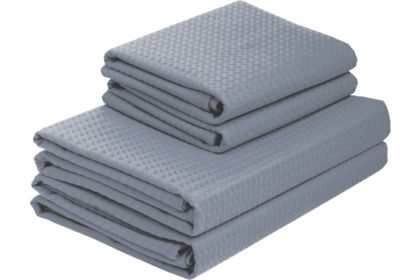 Комплект полотенец вафельных Home One 45х70 (2шт), 80х150 (2шт), серый