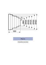 Редуктор PU D160/150/125/120/100/80 пластик ERA