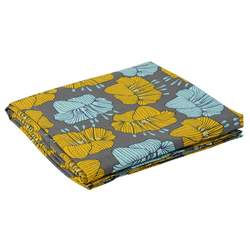 Скатерть 170х250 Tkano Prairie Цветы серая TK20-TC0017