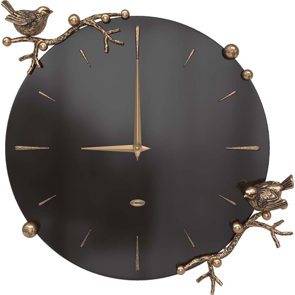 Часы настенные Терра Колор Терпкий коричневый Амбер