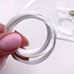 Zoo nail Ультратонкие нити из стекловолокна для наращивания и укрепления ногтей 4,5*1 м