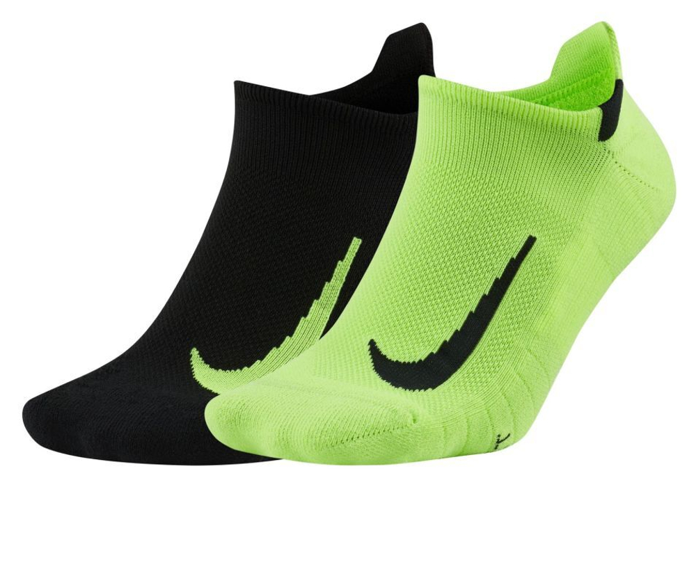 Теннисные носки Nike Multiplier No Show 2P - Multikolor