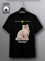 Футболка персидская кошка