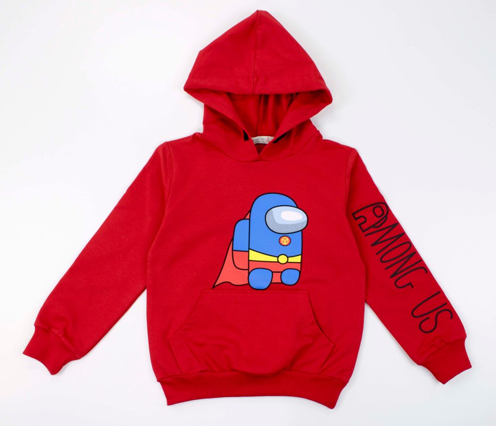 толстовка  among us Супергерой , худи 3217