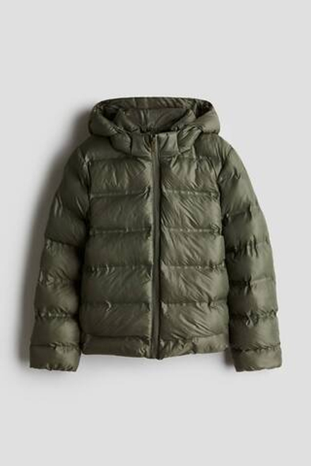 H&M Легкая утепленная куртка, хаки