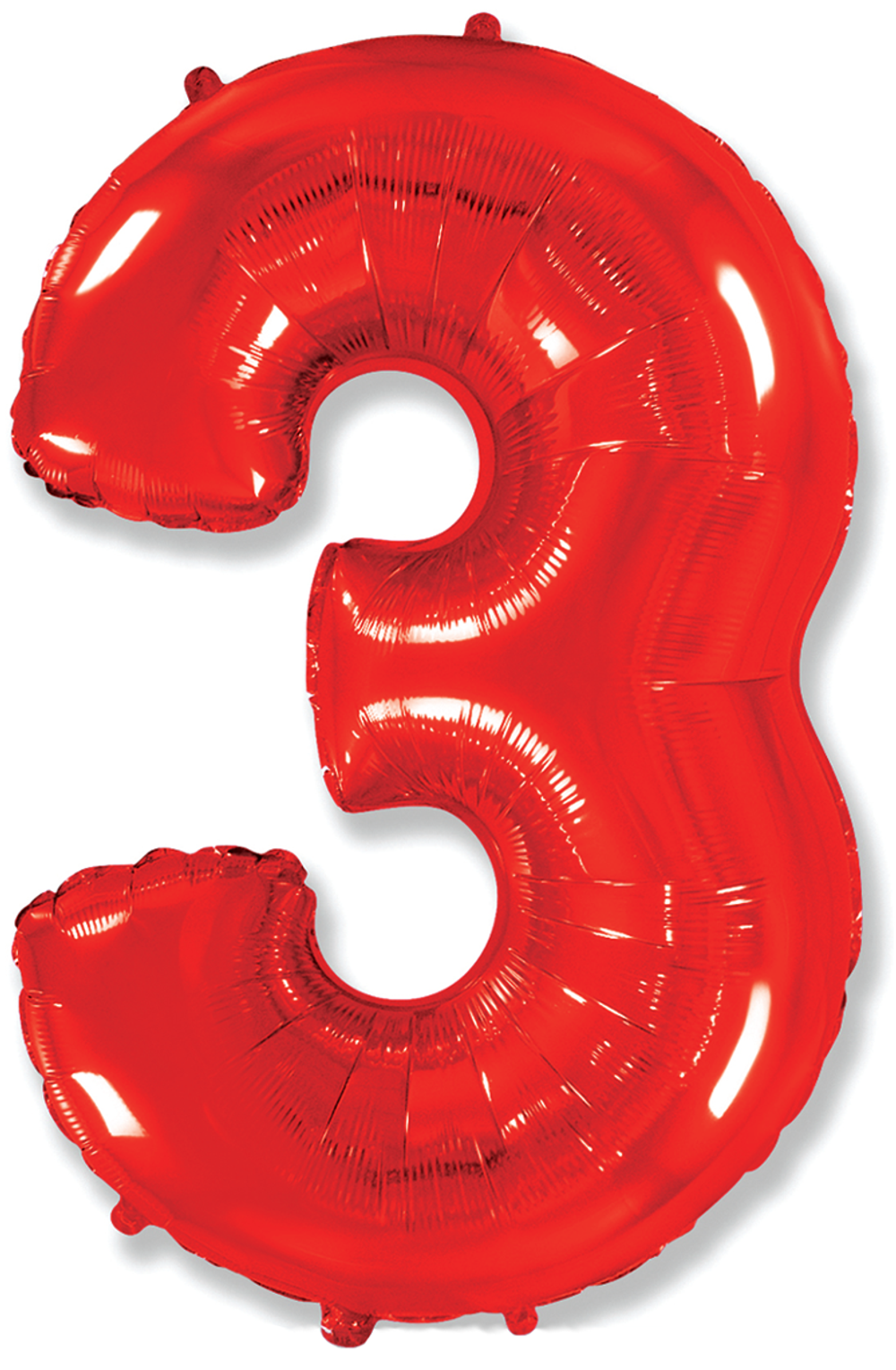 Шар Цифра Красная