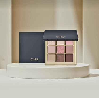 O HUI  Real Color Eyeshadow Palette Mood Pink. Палетка теней # 02