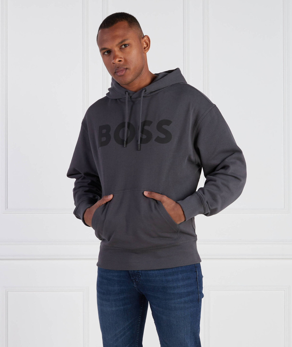 Худи WebasicHood BOSS ORANGE - графитовый(50487134)