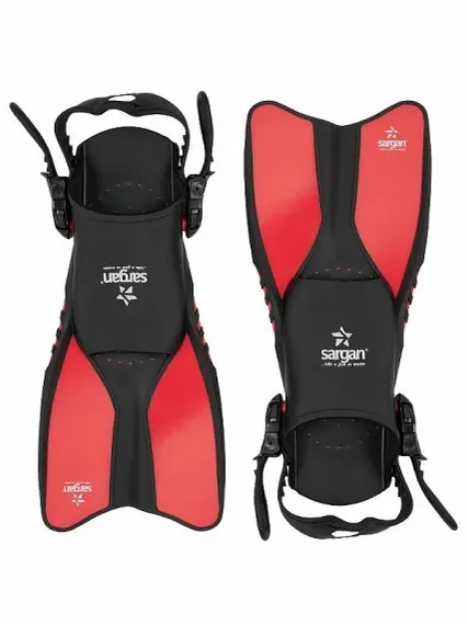 Ласты детские регулируемые Sargan Релакс красный