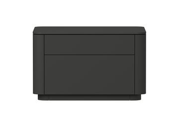 Тумба прикроватная Tammi 2 ящика ширина 60 см (черный)