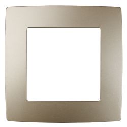 12-5001-04 ЭРА Рамка на 1 пост, Эра12, шампань | Эра 12 Шампань