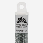 Японский бисер TOHO Round 11/0 (№9), прозрачный