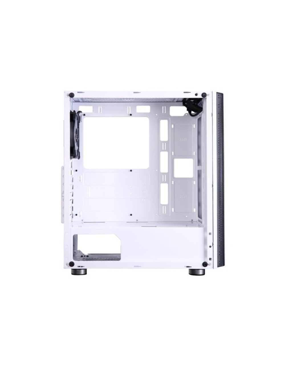 ZALMAN R2 WHITE, без БП, боковое окно (закаленное стекло), белый,  ATX