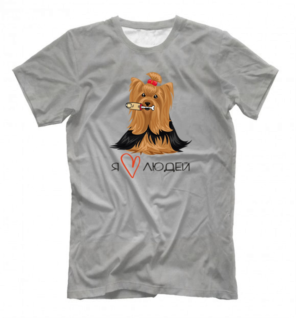 Футболка "Йорк любит людей"