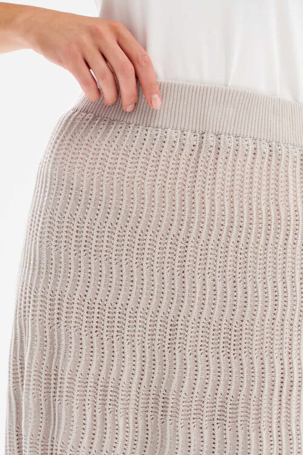 4949 Юбка женская (серый)