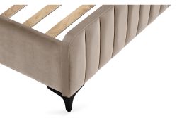 Двуспальная кровать Амелия 160х200 без ПМ бежевая