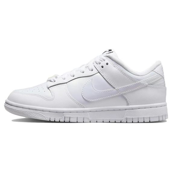 NIKE Dunk Кроссовки для скейтбординга Низкие Белые Женские