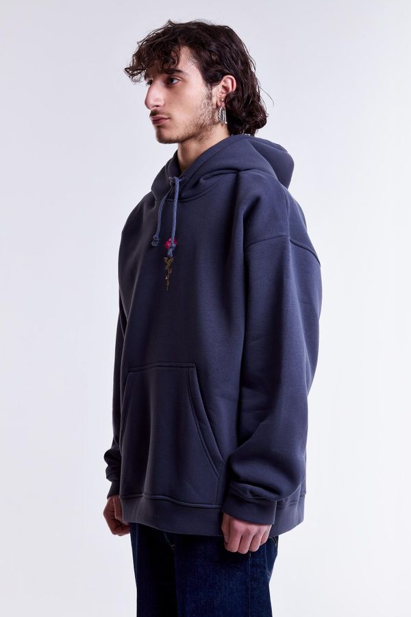 Худи Роза Warm темно-серое - фото 6