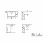 Раковина Villeroy&Boch Avento 41568001 альпийский белый