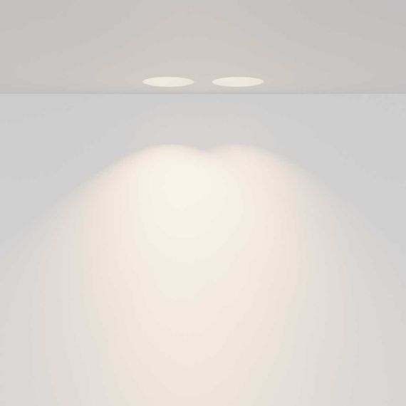 Встраиваемый светильник Maytoni Technical Downlight Gyps Modern DL129-GU10-02-W