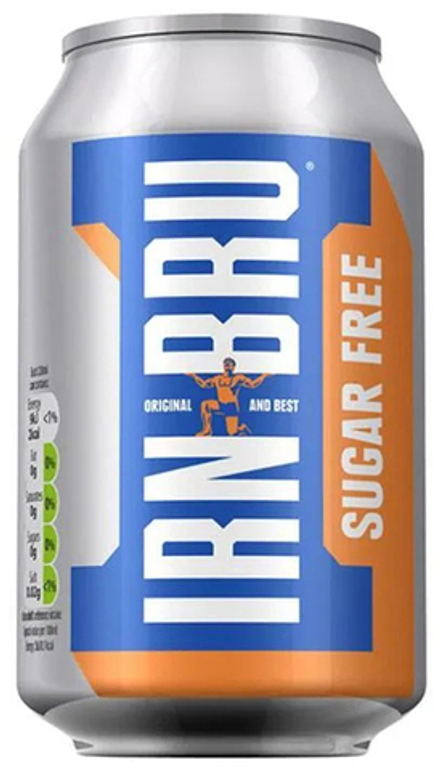 Газированный напиток Айрн-Брю Шюга Фри / Irn-Bru Sugar Free 0.33 - банка