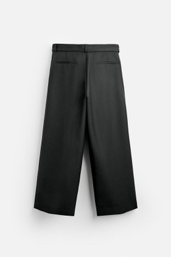 ZARA X NANUSHKA КОСТЮМНЫЕ БРЮКИ, ЧЕРНЫЙ