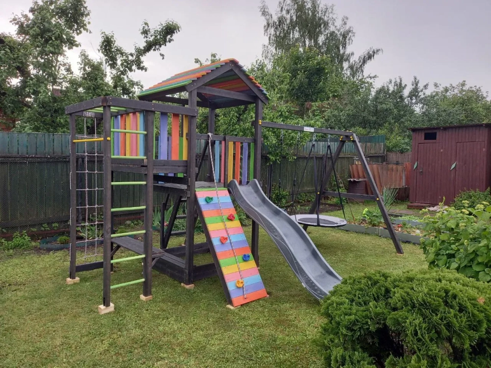 Детская площадка Савушка 5 (BLACK EDITION)