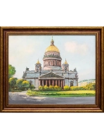 Картина маслом "Исаакий" Воробьев