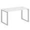 Metal System Стол письменный на О-образном м/к БО.СП-3 Белый/Металл Серый 1400*720*750