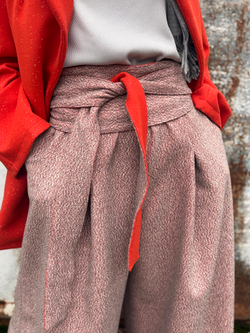 Палаццо + кушак /пальтовая