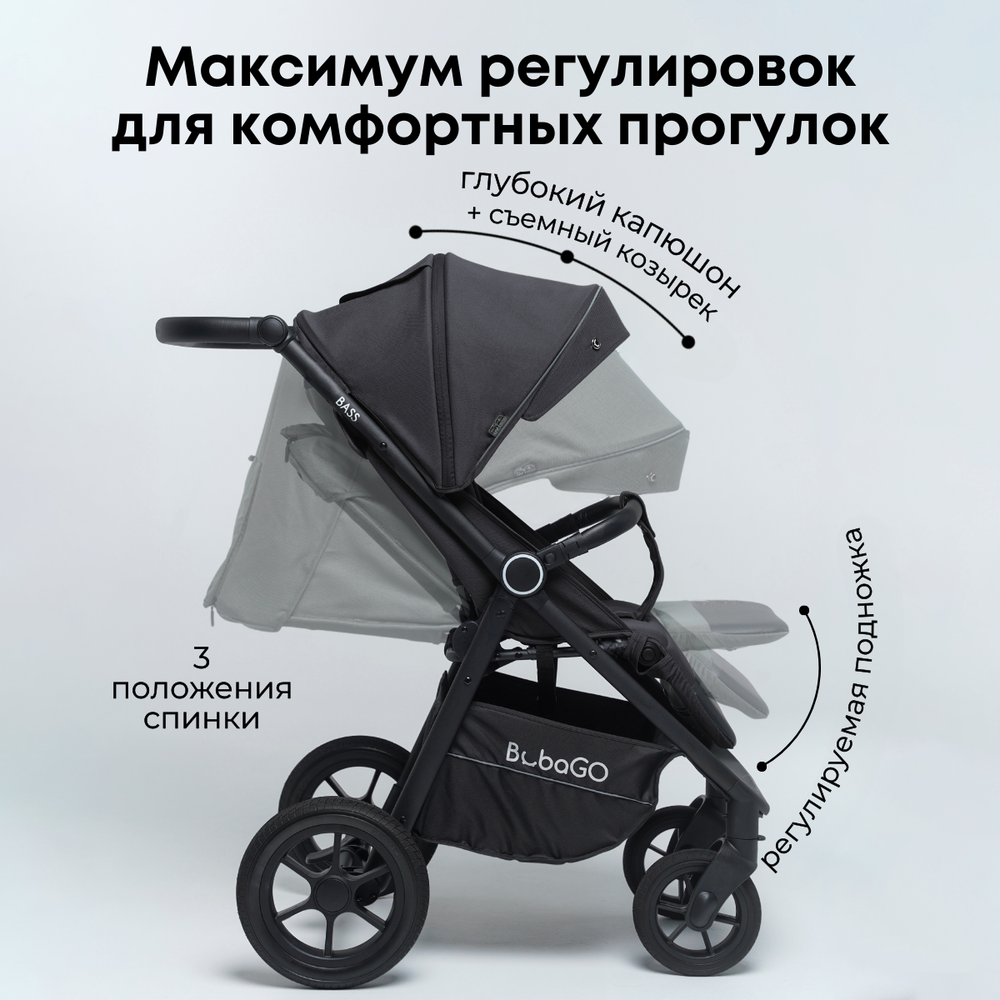 Прогулочная коляска BubaGO Bass