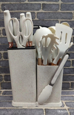 Набор кухонных принадлежностей с ножами премиальный 19 предметов