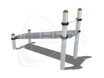 Скамья гимнастическая наклонная ФК011.00.1