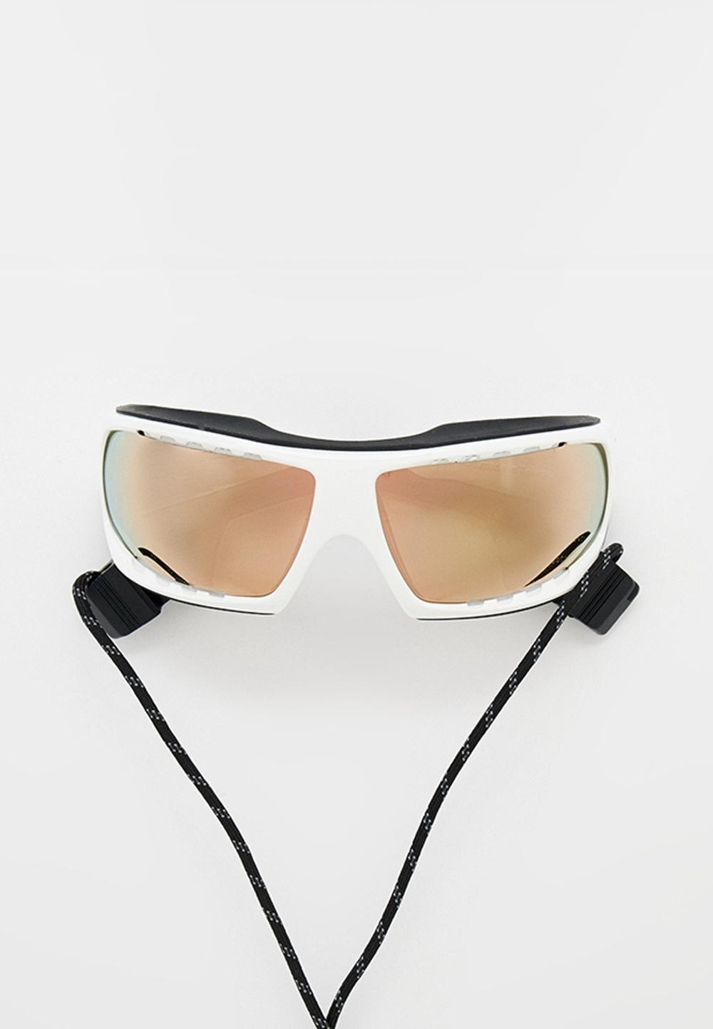 Спортивные очки LiP Typhoon / Gloss White - Black / Zeiss/ PA Polarized / Rose Gold Lens