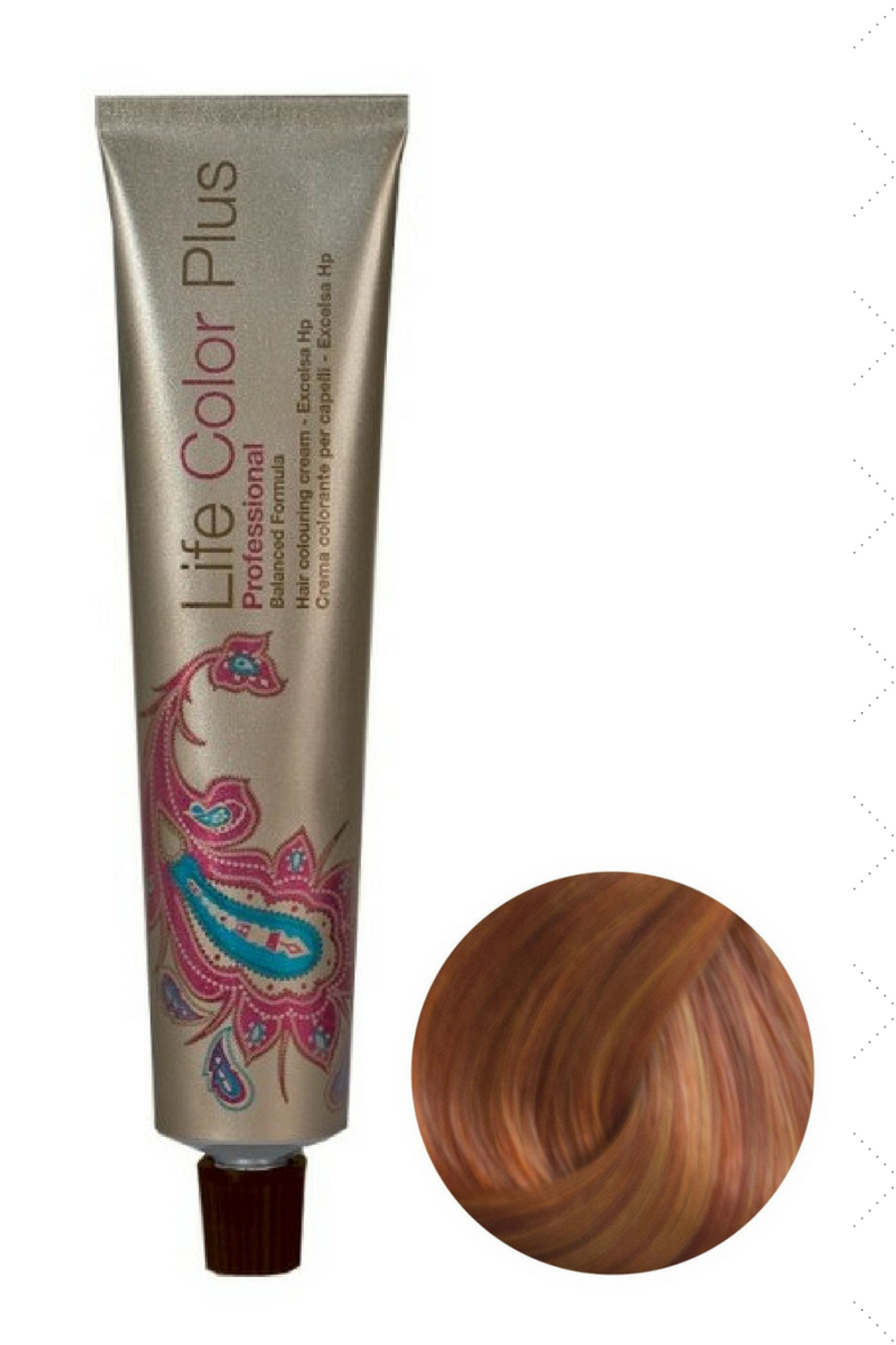 8.4 NEW светлый блондин медны  Life Color Plus.100мл