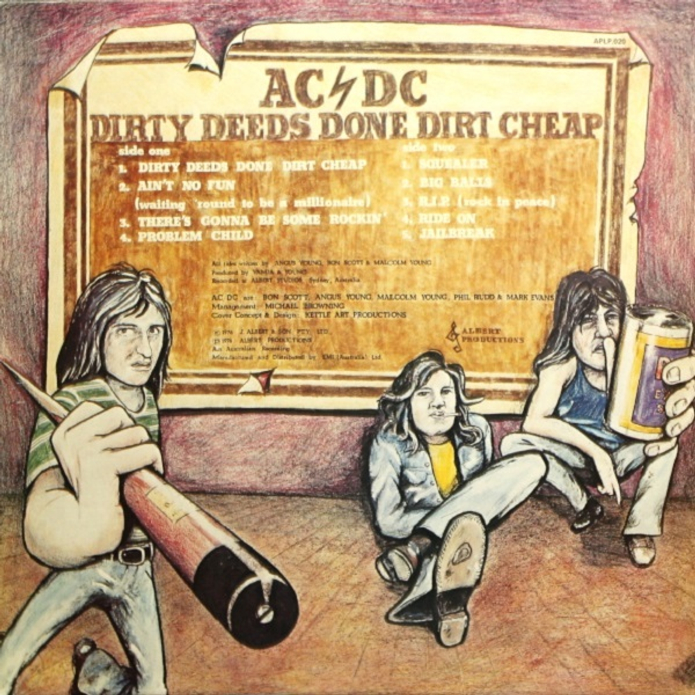 AC/DC / Dirty Deeds Done Dirt Cheap (LP)